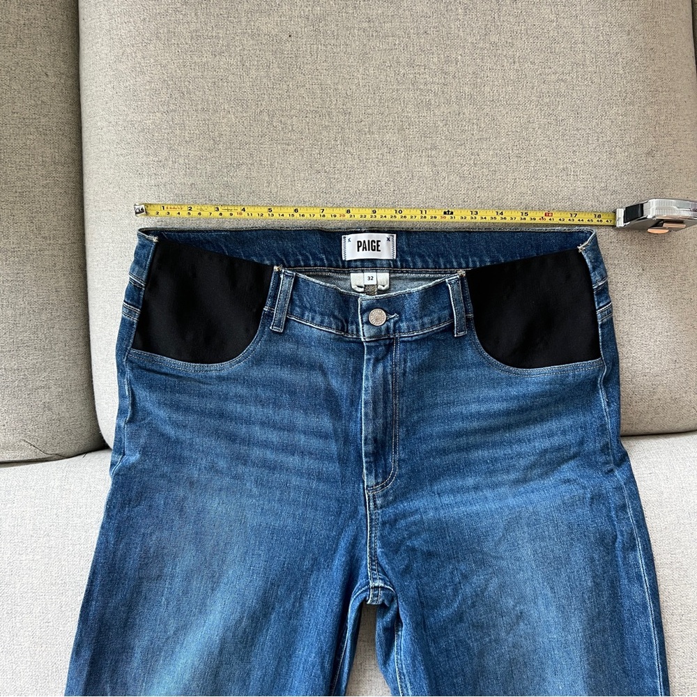 PAIGE Sasha Wide Leg Maternity Jeans - Picture 8 of 10